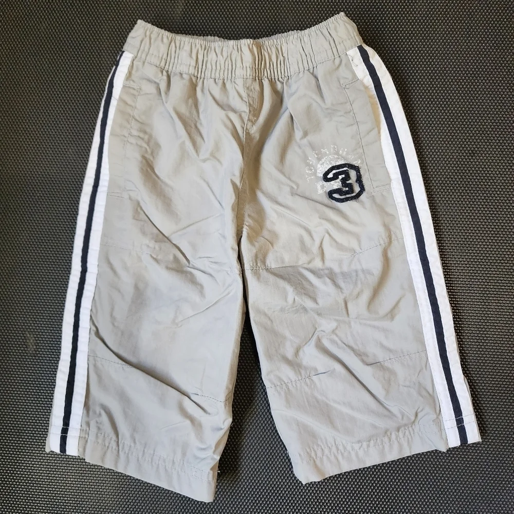 Children's place Grey athletic windbreaker track pants Size 6-9 mo